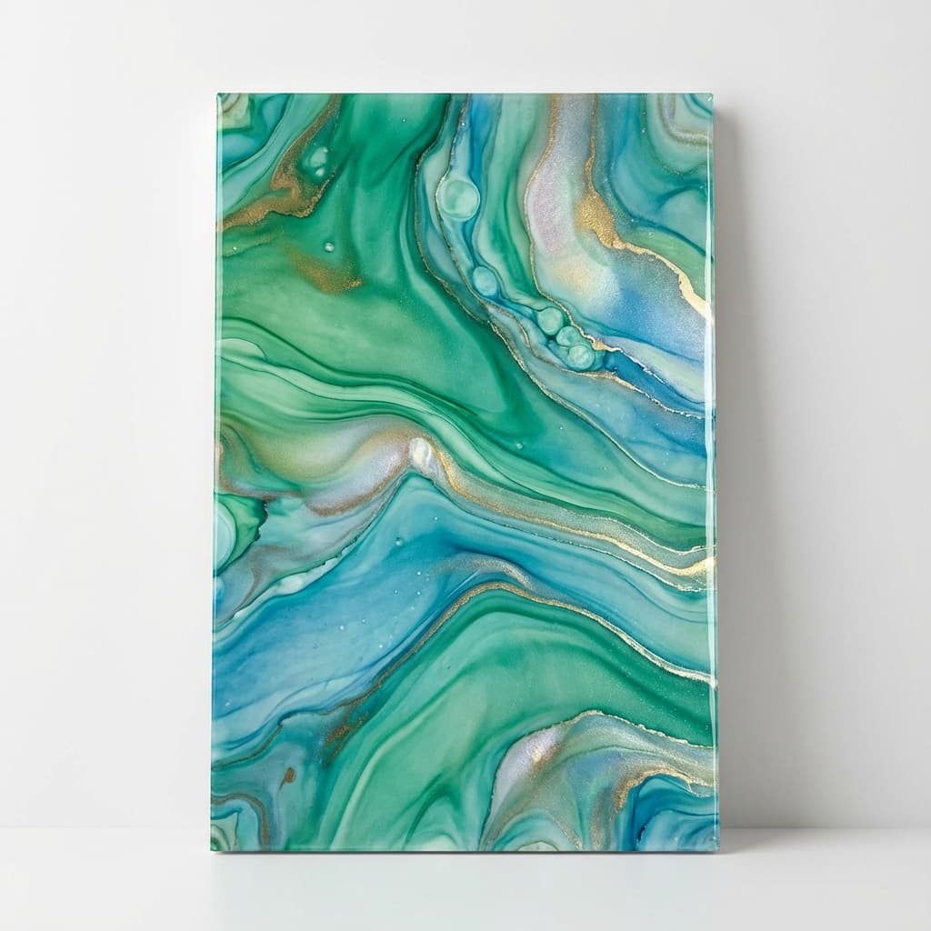 Abstract fluid art