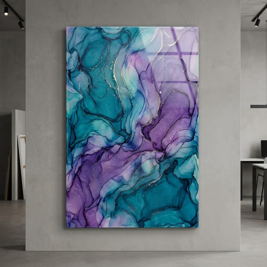 Abstract fluid art